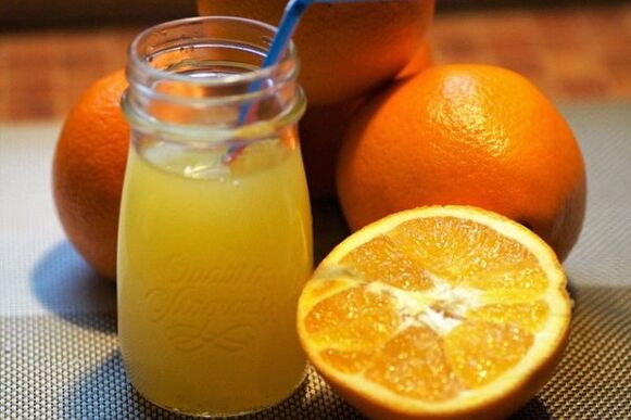 apelsīnu sula svara zaudēšanai